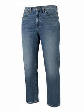 Madewell Classic Straight Jeans Size 27 Custom Bleach Wash Distressed Denim